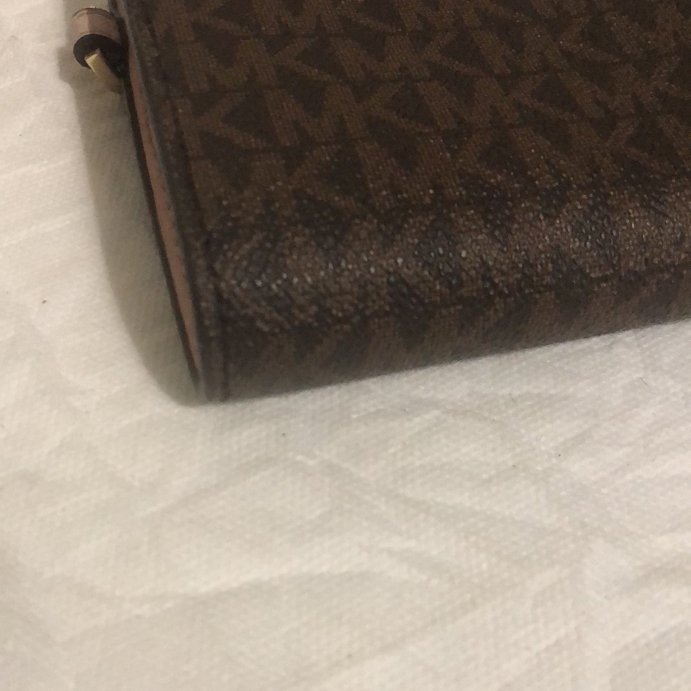 Michael Kors Brown Double Zip Wallet - Picture 4 of 8
